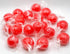 DM Sweets 2 lbs Jumbo Cherry Candy Balls with Gum Center - of Fresh Individually Wrapped Red Sweet Hard Candy Suckers