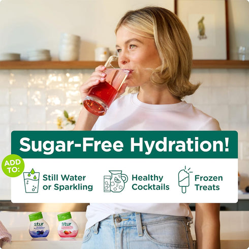 Pack, (4 80 Stur - Founder's Favorites Variety Natural Water Enhancer, Bottles, Makes Flavored Waters) - Sugar Free