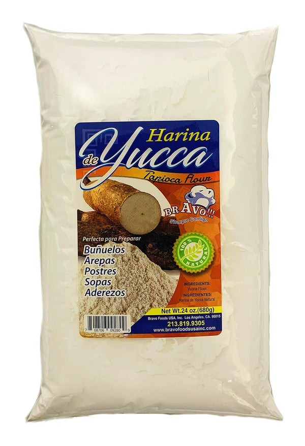 Bravo Foods USA Inc. Harina de Yucca 24oz | Tapioca Flour
