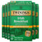 Twinings Decaffeinated Irish Breakfast Black Tea Individually Wrapped Bags, 20 Count (Pack