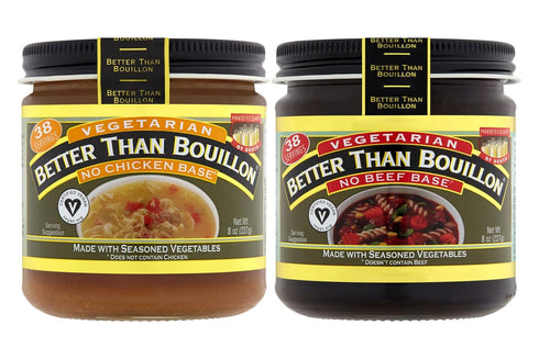 Better Than Bouillon Vegetarian Base Variety Pack, 1 Jar of No Chicken
