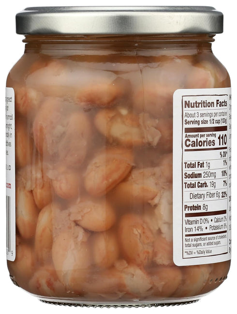 100% 13 Oz Jovial Organic Borlotti Beans - Borlotti, Organic Borlotti, No Saturated Fat, Gluten Free, Recyclable Glass