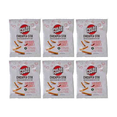 Pulse Power Chickpea Stix - Crunchy Snacks, High Protein, Gluten Free, Non-GMO,