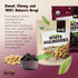 Mulberries 2 Pack Berrilys Organic Dried White & Black - Sun-Dried - Homemade Recipes - Chewy Fruit - Ideal for Snacks
