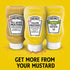 100% (12 Pack, 14 oz Heinz Natural Yellow Mustard ct Bottles)