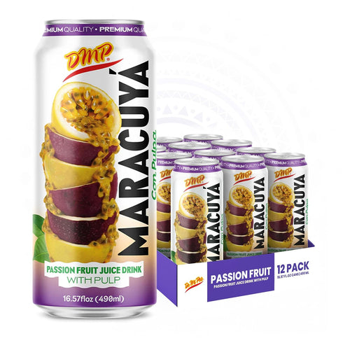 De Mi Pais Passion Fruit-maracuya Juice with Pulp, Premium Quality, Refreshing Fruit