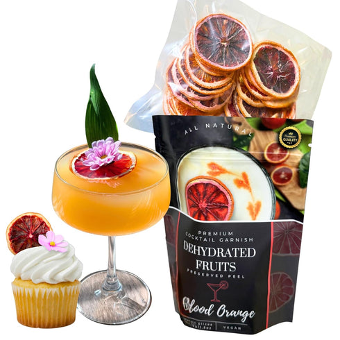 Dried Blood-Orange Slices | 30 Slices | Preserved Peel - Premium DRIED