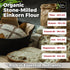 2.2 LB Organic Einkorn Flour Made in Italy, Organic Ancient Grain, Non-Enriched, Unbleached, Unbromated, High Fiber