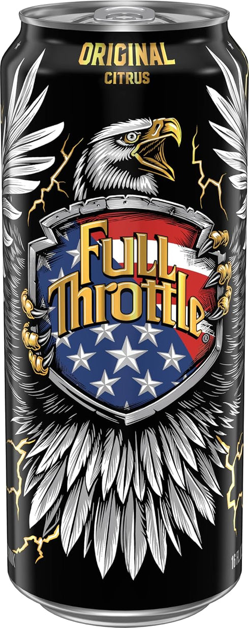 16 oz Pack 15 Full Throttle Citrus: Hard-Working Energy Drink. Fl |
