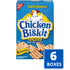 NABISCO 6 7.5 oz Chicken in a Biskit Original Baked Snack Crackers, Bulk Lunch Snacks, - Boxes