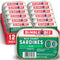 Bumble Bee Sardines in Oil, 3.75 oz Tin (Pack of 12) -