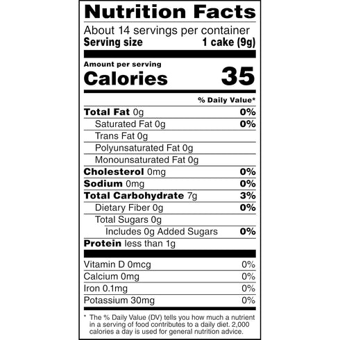 8.53 (Pack 3) Quaker Large Rice Cakes, Salt Free, Ounce