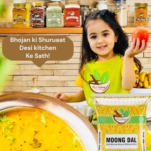 DESI KITCHEN AUTHENTIC INDIAN PRODUCTS 4LB (64oz) Desi Kitchen Moong Dal By Rani Foods Inc
