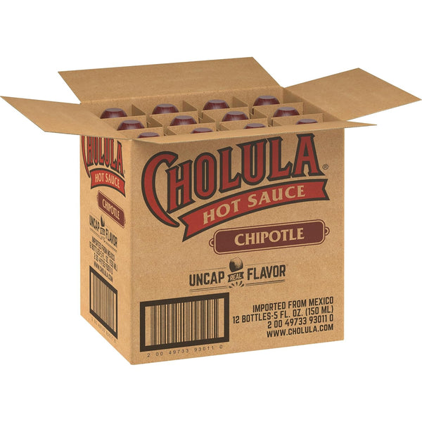 Cholula Chipotle Hot Sauce, 5 fl oz (Pack of 12)