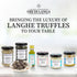 8.8 oz Ori di Langa Tagliolini Egg Pasta with Truffles - Gourmet Egg Noodles with Black Truffles Foraged in Italy, All