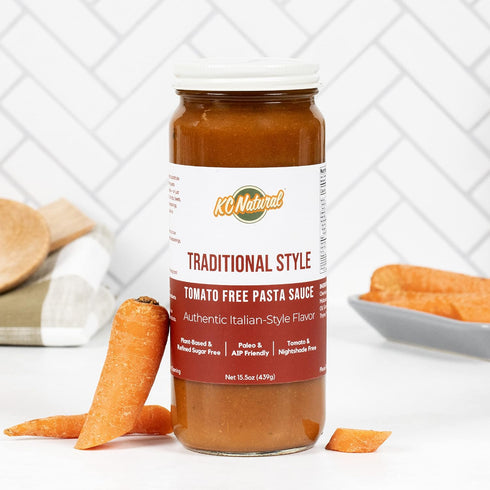 KC Natural Traditional Style Tomato Free Pasta Sauce, 1-pack, 280mg Sodium
