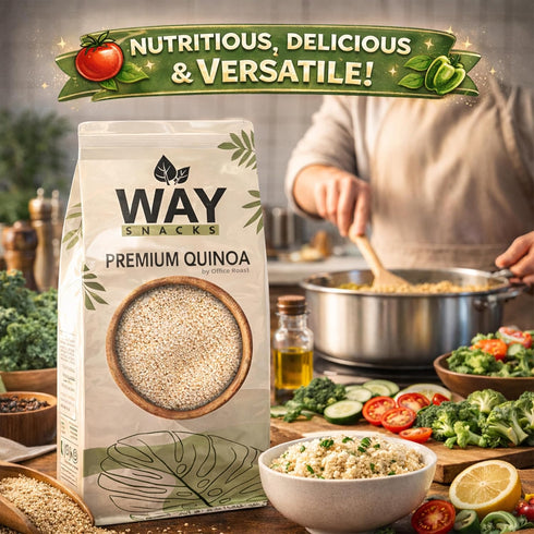 1.5 lb (24 oz) Premium Quinoa Whole Grain Quinoa, Superfood, High Protein & Fiber, Vegan Plant-Based Grain for Cooking