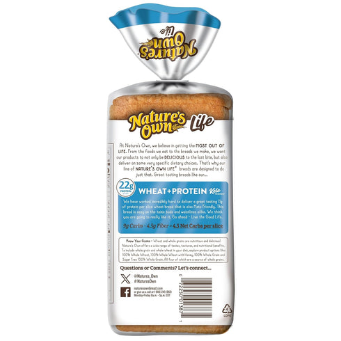 16oz Natures Own Life Protein Loaf