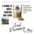 3.52oz APSOGO Organic Dried Rosemary Leaves - Resealable Pouch - Premium Greek Whole Leaves, Rich Aroma & Green Color