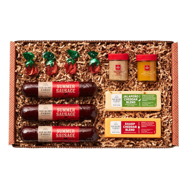 Hickory Farms Savory & Sweet Farmhouse Meat and Cheese Gift Basket (Small)