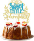 Gyufise 1Pc Sweet Little Pumpkin Cake Topper Glitter Fall Theme Little Pumpkin