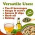 1.5 Food to Live - Organic Spearmint Leaves, Pounds Dried, Cut & Sifted. Great for Herbal Tea. Non-GMO. Caffeine-free.