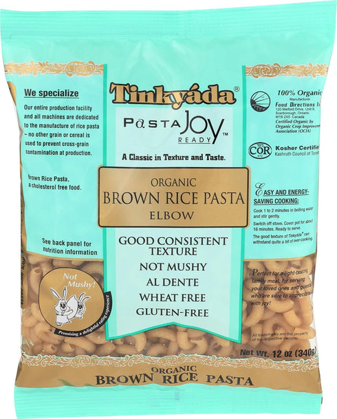Tinkyada , Brown Rice Pasta Elbows, 12 oz