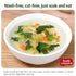 WEIJUEJIYI 300g 10.58oz, Mixed Dried Vegetable Products / Nutritious and Delicious Carrot, Baby Spinach, and Cabbage