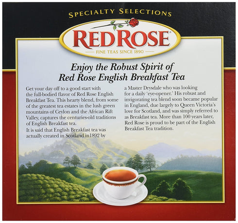 40 Red Rose English Breakfast Tea, ct
