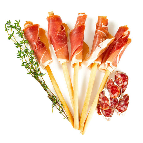 4.4 oz (125g) Flora Grissini Torinesi Traditional Italian Thin Breadsticks, Oven-Baked & Lightly Crisp Authentic
