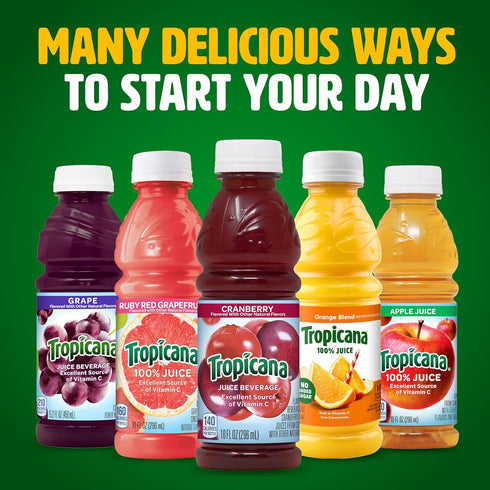 10 (Pack 24) Tropicana Cranberry Cocktail Juice, Ounce