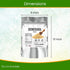 4 lbs. Bulk Demerara Sugar Pure Unrefined Brown Crystals for Baking and Cooking. Value Size Bag.