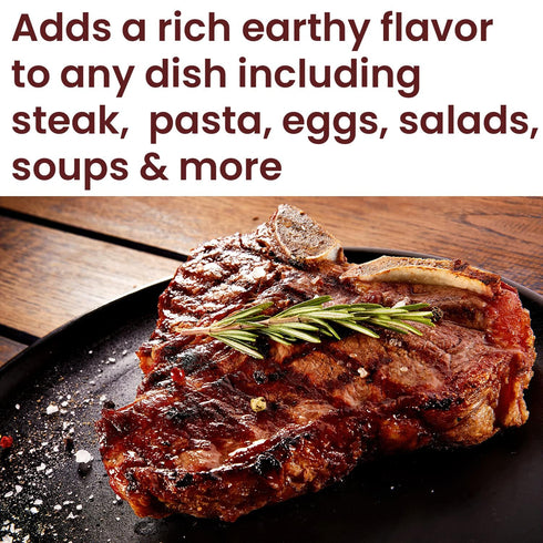 8 oz The Spice Way Ground Black Pepper - Fine Ground Pepper - Black Pepper Powder used for Steak, Eggs, Chicken