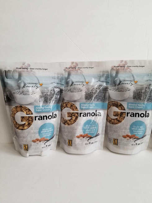 Grandma Emily GRANOLA ALMOND VANILLA 8CRUNCH ( 3 PACK)