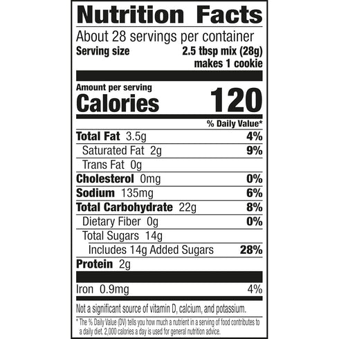 Betty Crocker Batchables Chocolate Chip Cookie Mix, 28 oz, Mix and Bake 4 to 24 per batch