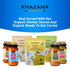 4lb Khazana Authentic Premium Basmati Rice - Resealable Zipper Bag | Non-GMO, Gluten-Free, Kosher & Cholesterol-Free |