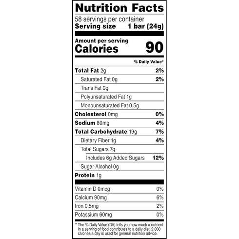 58 Count Quaker Chewy Granola Bars, Oatmeal Raisin