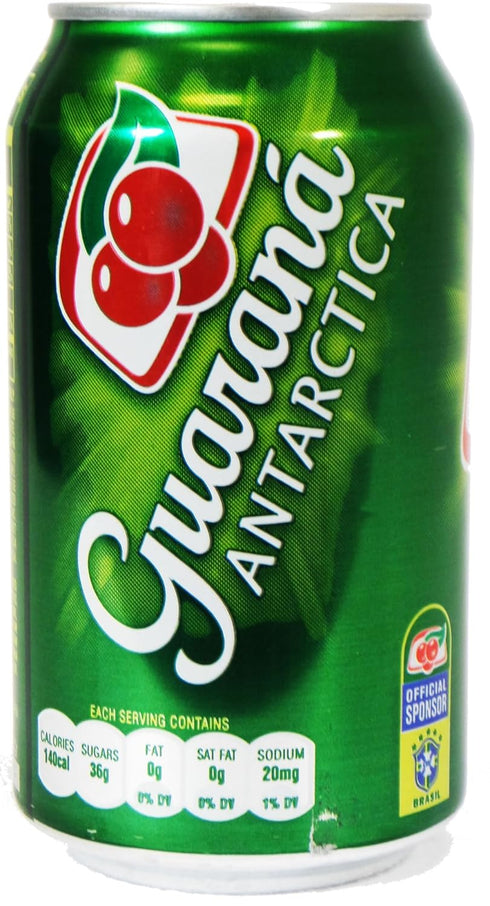12 Pack 11.83 FL.Oz 350ml 12x1 Guaran Antrctica Soft Drink - - - Refrigerante Guaran Antrctica Lata