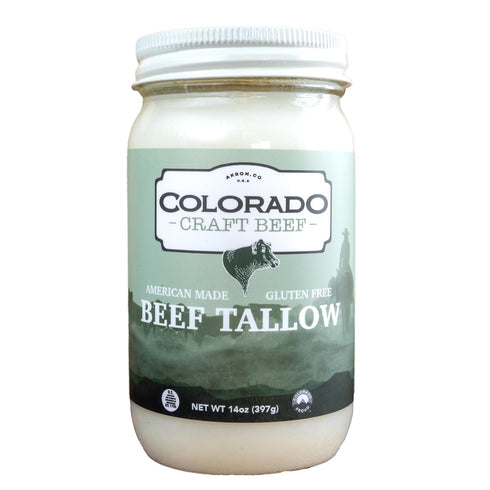 Colorado Craft Beef - 100% Pure Beef Tallow for Cooking, Gluten Free,