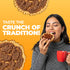 6 Oz 3-Pack De Mi Pais Tustaca Toasted Crackers Sweet and Savory Corn Crackers Made with Brown Sugar, Cheese, and Skim