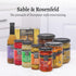 Pack 16 oz Sable & Rosenfeld Olive Bruschetta Variety (Mediterranean & Spicy) Jars, Olive Tapenade Spread