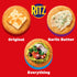 Pack, 8.85 oz (6 Packs) RITZ Fresh Stacks Original, Everything, and Garlic Butter Crackers Variety Travel Snacks, Multi