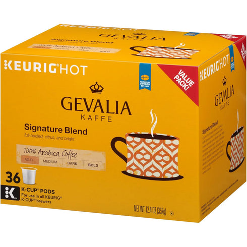 (36 Gevalia Signature Blend Mild Roast K-Cup Coffee Pods Pods)