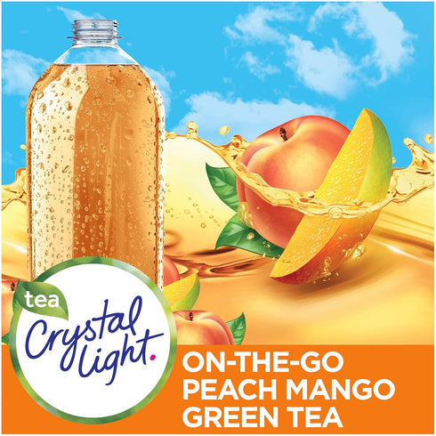 Crystal Light On The Go Peach Mango Green Tea, 10 CT
