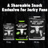 8.5oz No Mans Land Beef Jerky - Fajita Lime | Slow-Dried, Smoked & Seasoned Jerky Strips | High Protein, Low Carb, Low