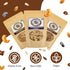 Pack 10 oz 3-Pack Maple Nut Kitchen Artisanal Variety Granola Bites - Cashew Chai, Mocha Chip, and Coconut Date | Each