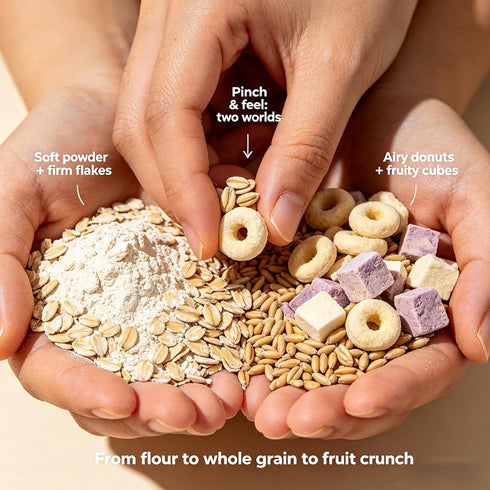 WGENGWU Instant Oatmeal Fruit,Breakfast Cereal with Oat Flour, Nutritious Instant Breakfast Oatmeal