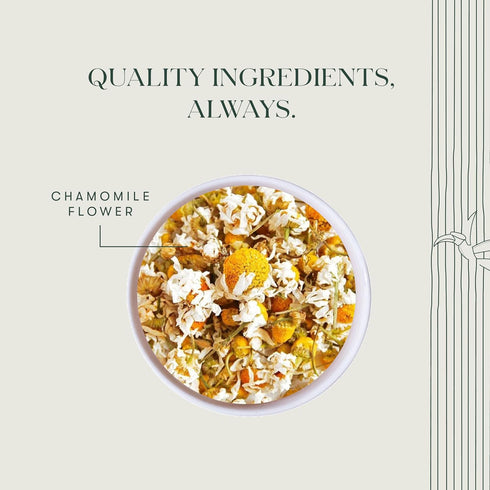 100g 50 Pack Luxmi Estates Chamomile Herbal Tea Loose Leaf Tea | Herbal Tea | Caffeine-Free | Single Ingredient | Cups