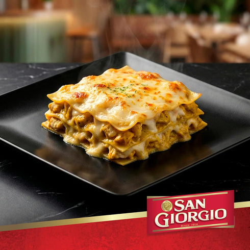 12 Pack (8 oz San Giorgio Oven Ready Lasagna Pasta, Boxes), No Boil Lasagna Noodles for Easy Layered Meals