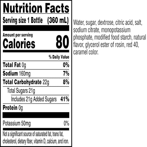12 Oz (Pack 12) Gatorade Thirst Quencher,Fruit Punch, Fl